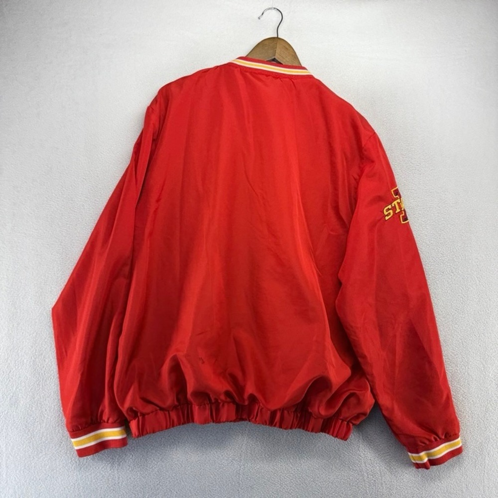 G-III Windbreaker Mens XL Red Iowa State Cyclones NCAA Pullover Jacket Polyester - Picture 8 of 10